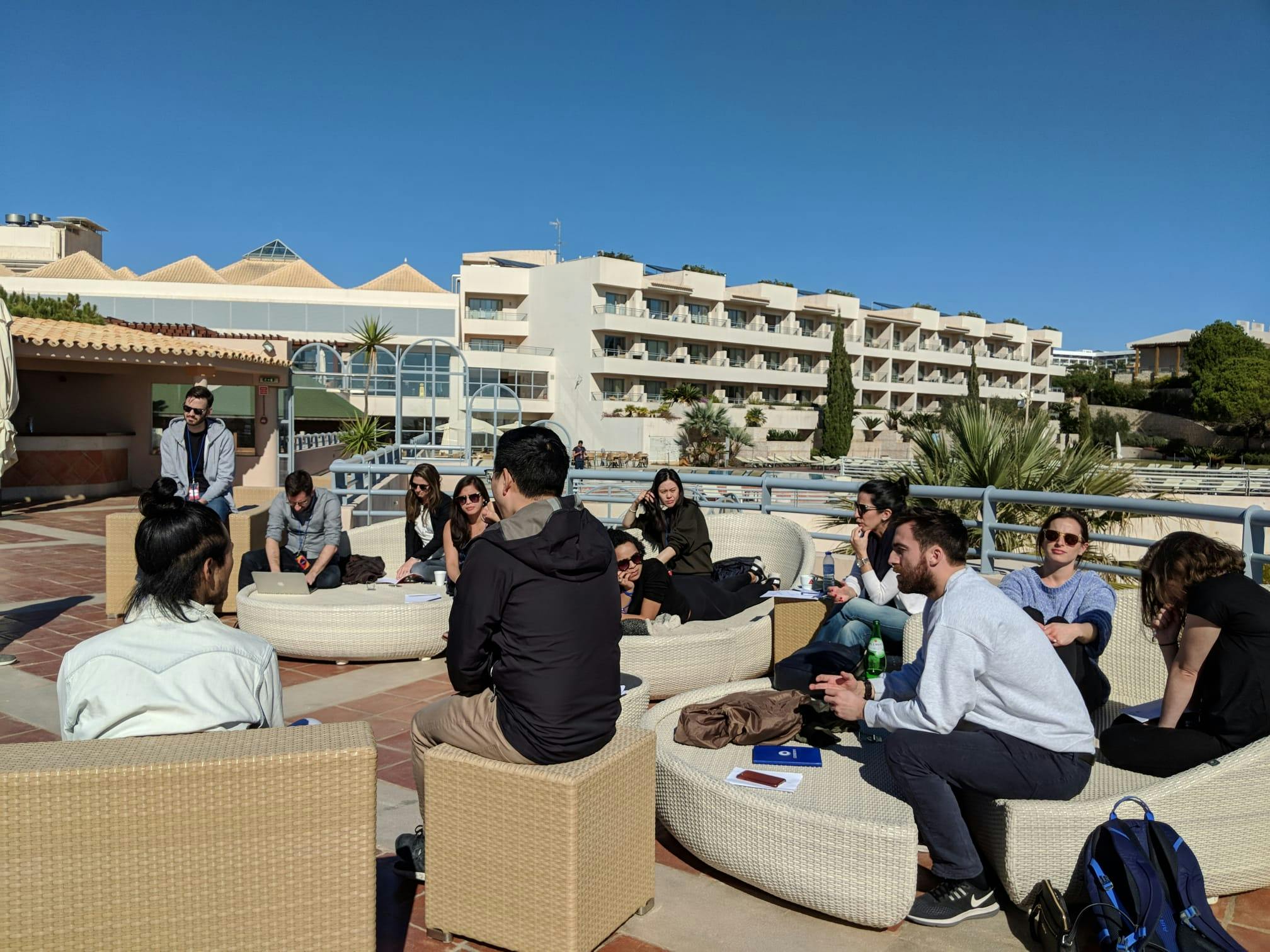 Consensys’ first marketing team in Portugal, 2018. 